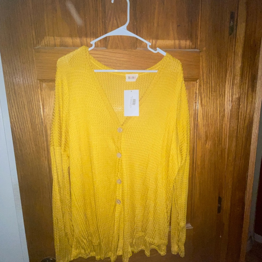 Brand new! Large Mustard Shirt!